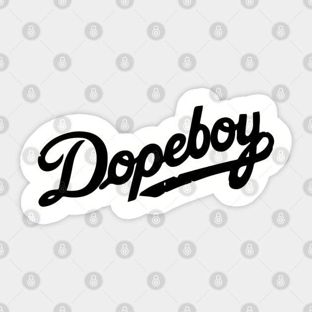 Dopeboy Sticker by UrbanLifeApparel